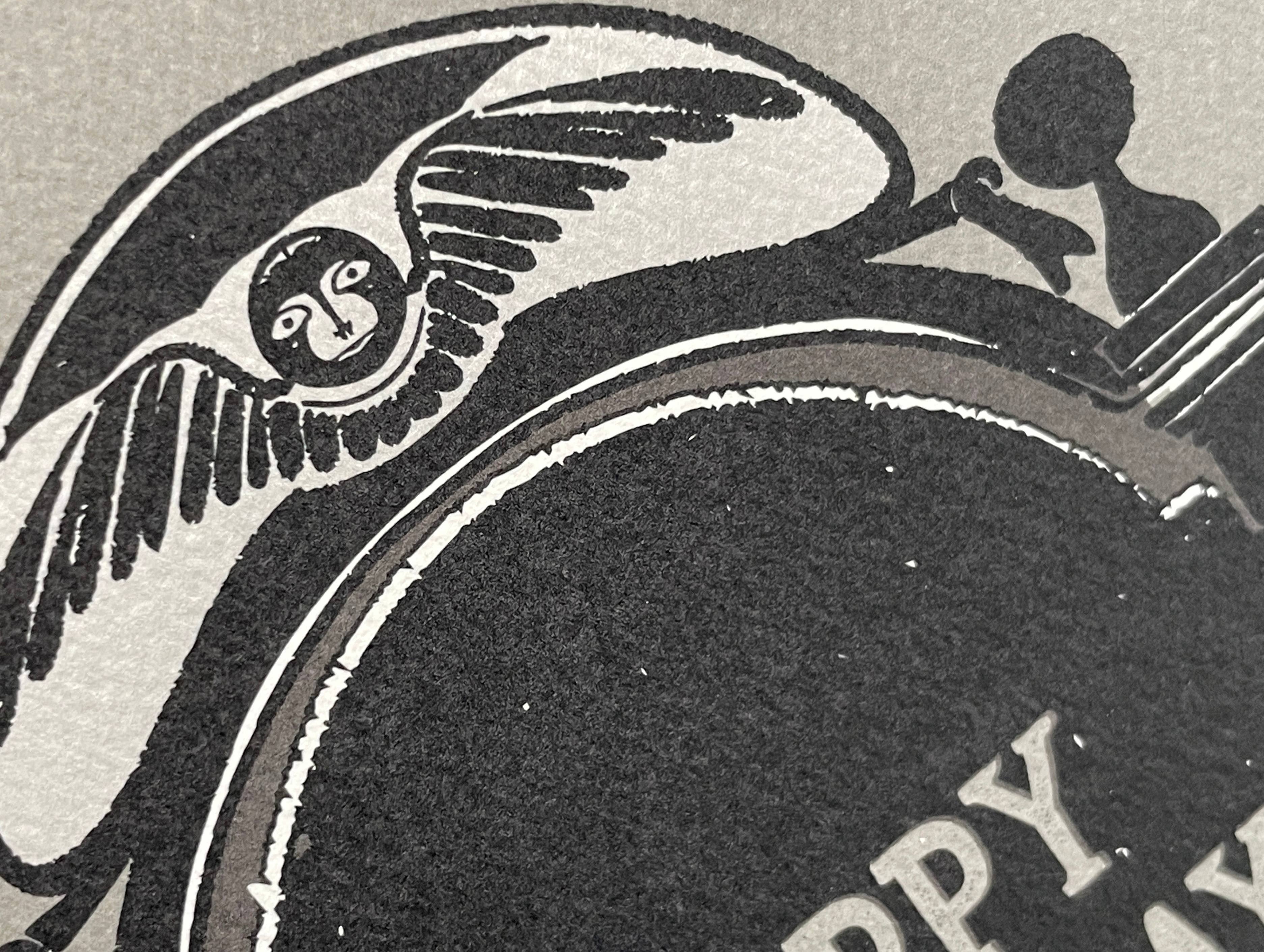 drawn by water - Wholesale Birthday Card - Classic Gravestone Happy Birthday Card,Goth Stationery3