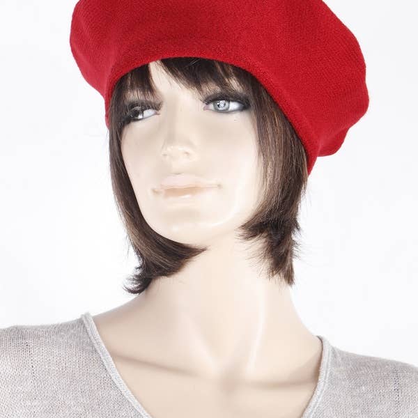 3AM BY H&D ACCESSORIES - Wholesale Beret – Women's - Stretchy Solid Beret7