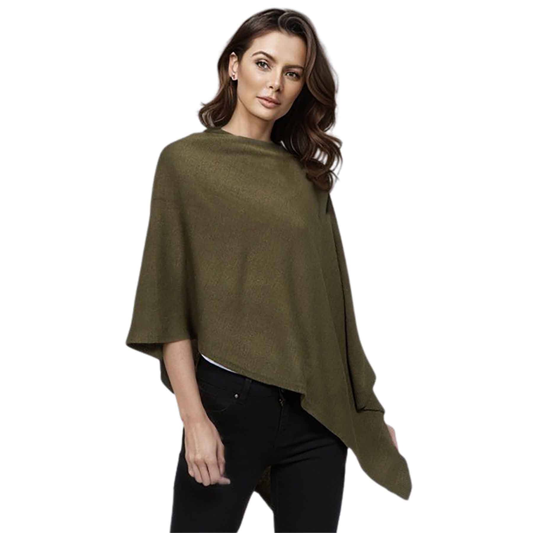 The Magic Scarf Company - Vendita all'ingrosso Poncho - Donna - Poncho effetto cashmere18