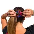 Lumily - Wholesale Scrunchie - Women's - Hacienda Striped Multicolor Scrunchie - Guatemala6