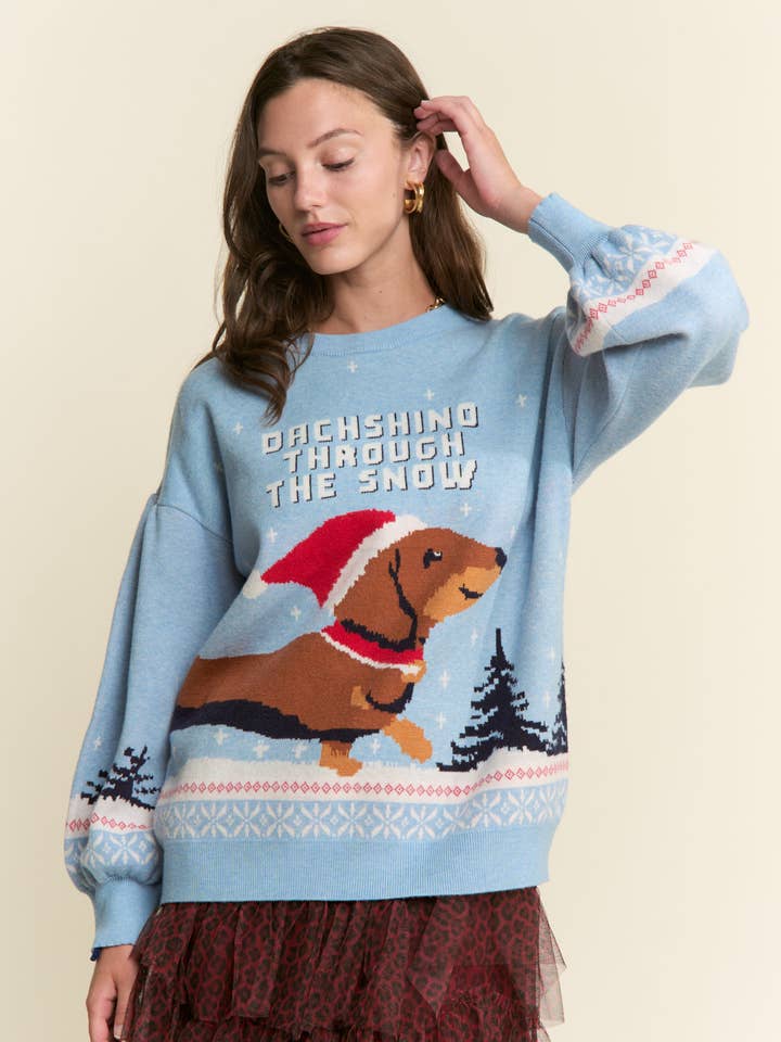 DACHSHUND JULHELGS TRÖJA för wholesale av J.NNA