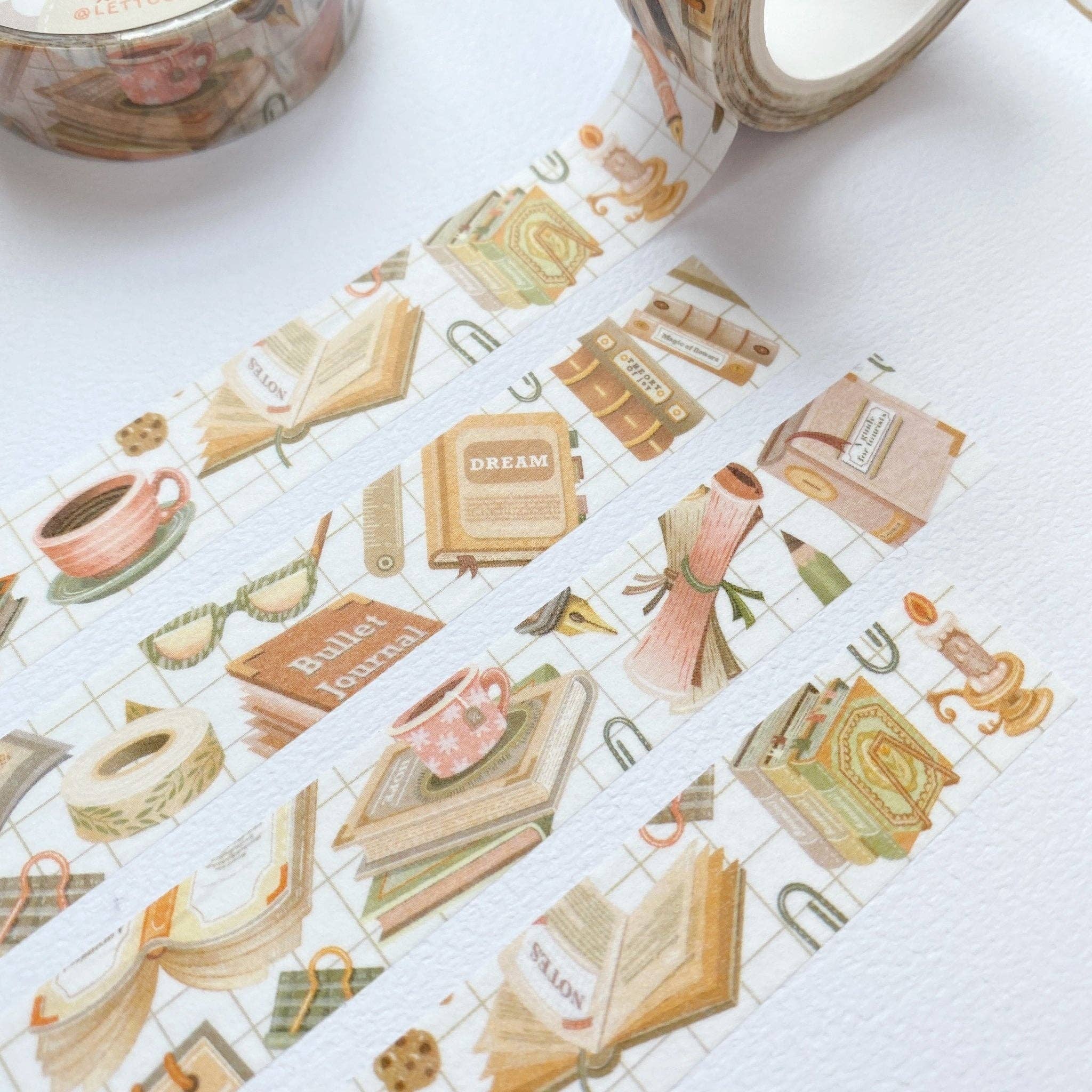 Lettoon – Großhandel Washi-Tape – Washi Tape – Tag- & Nachtlesen für Buchliebhaber2