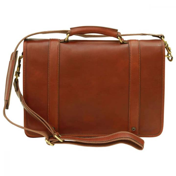 Old Angler Firenze - Wholesale Briefcase - Unisex - Calfskin Nappa Leather Briefcase6