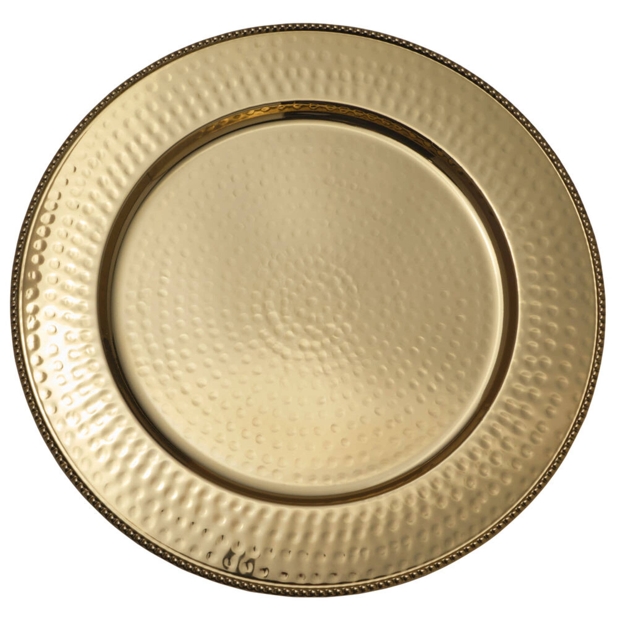 Lifetime Brands Silverwarehouse - Wholesale Charger Plate - Mikasa Set of 4 Gold Finish Charger Plates2