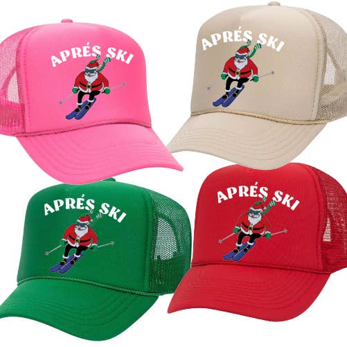 The Candy Collections - Wholesale Trucker Hat - Women's - Apres Ski gucc Santa Veu Merry Trucker hat