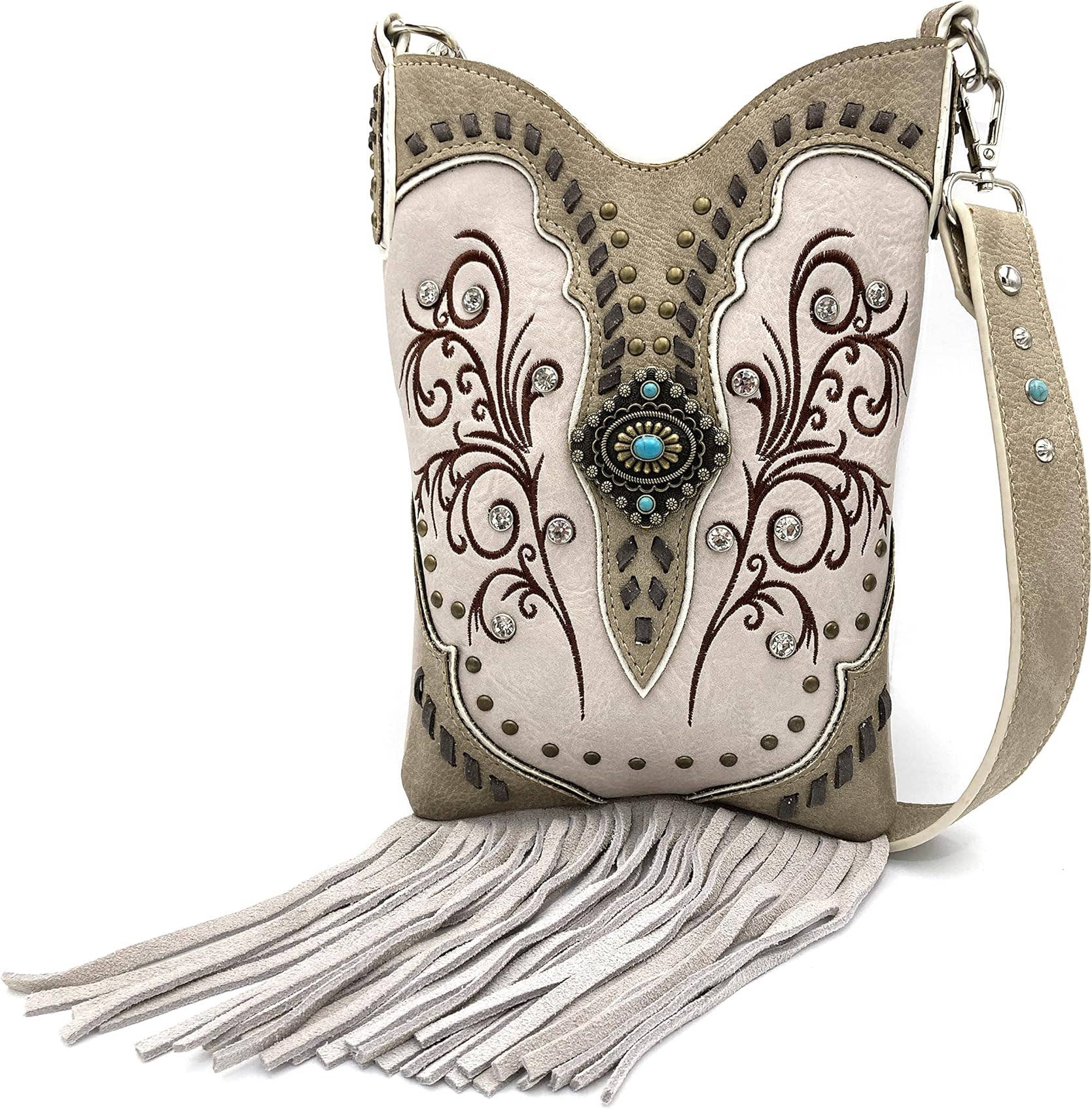 Lunar Deer – wholesale Crossbody bag – Women's – Fringe Western Crossbody Messenger Pouch1