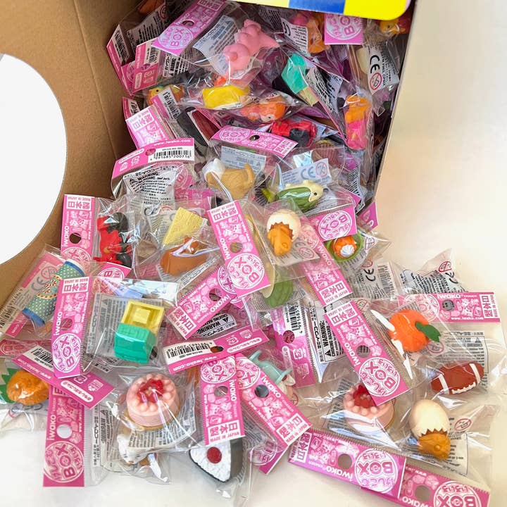 BCmini - Vente Gommes - 38389 Boîte Combo Animal 100 Gommes