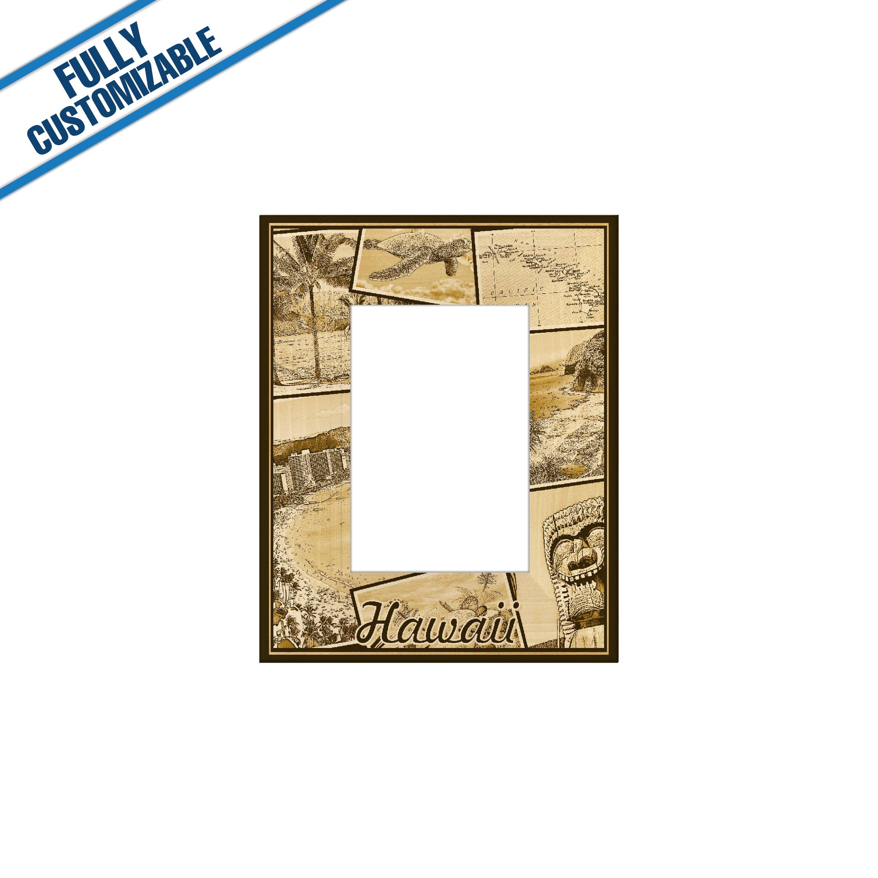 GiftWorksPlus - Wholesale Picture Frame - Engraved Alderwood Frame - Fully Customizable10