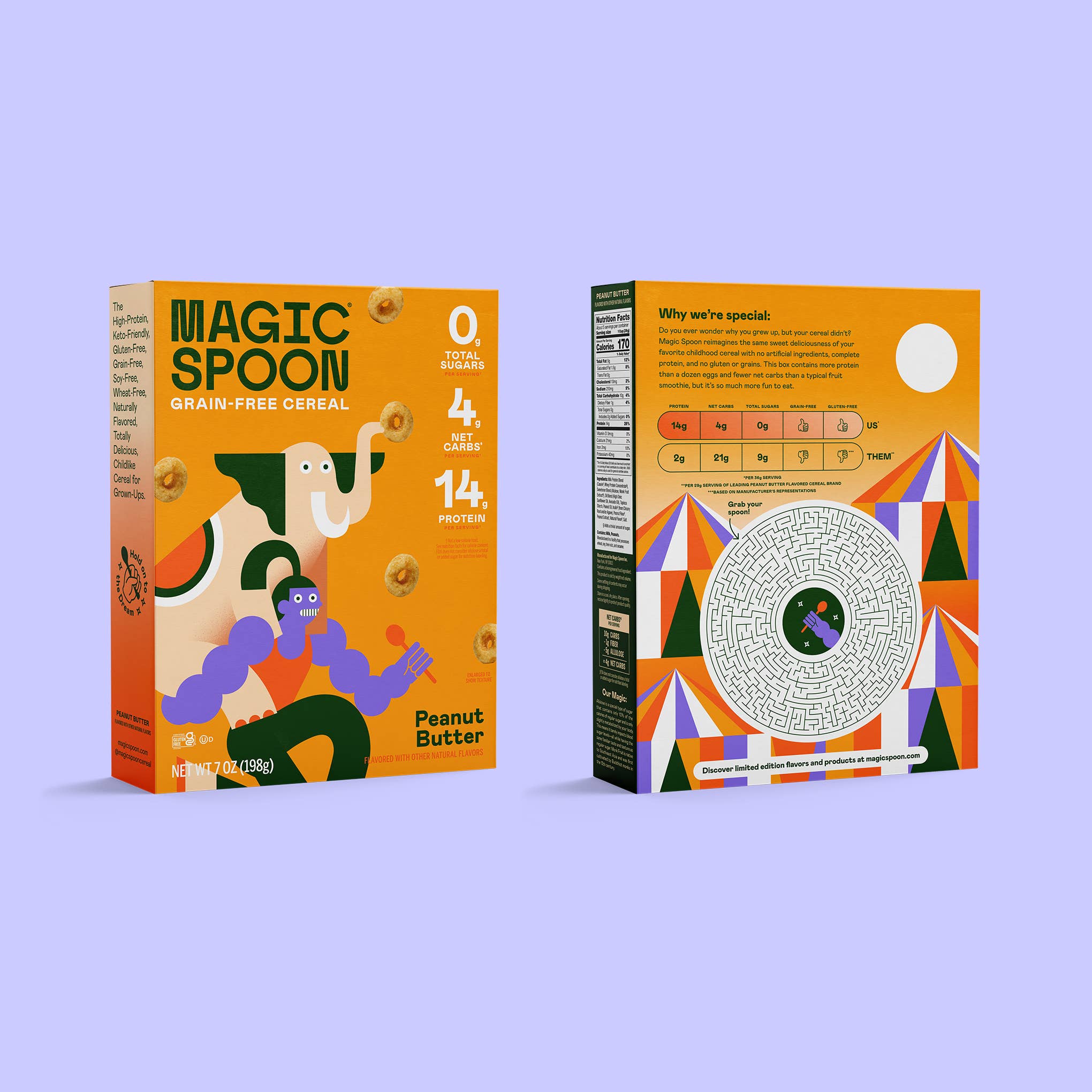 Magic Spoon - Wholesale Breakfast Cereal - Fruity, Cocoa, & Peanut Butter Cereal (24 boxes total)3