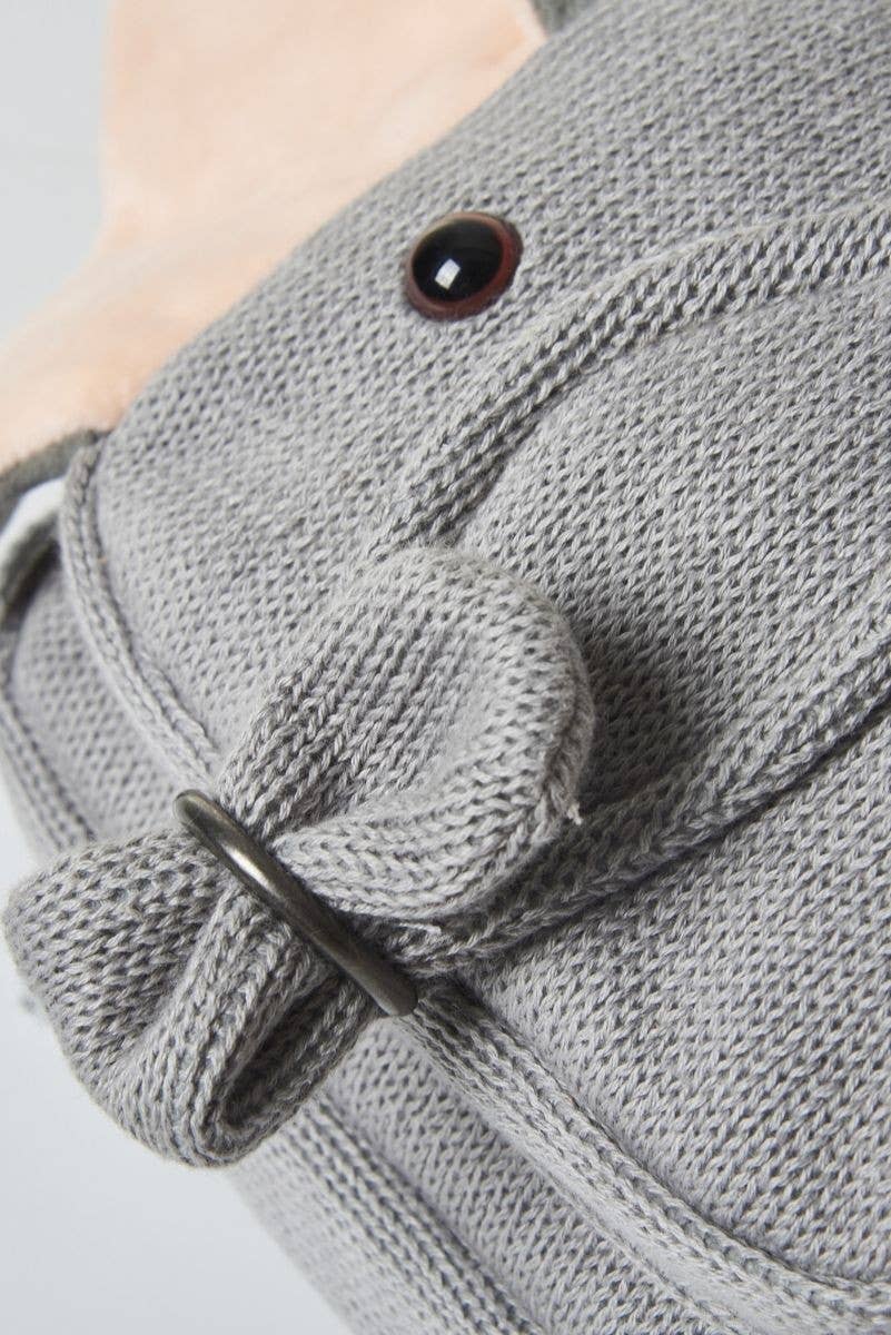 Crochetts – Mochila - Crianças por atacado – Mochila de algodão com elefante em crochê5