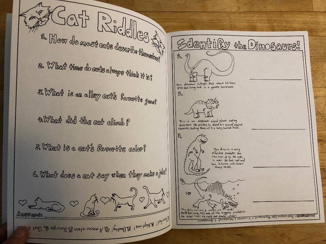 Sunde White Industries – Großhandel Mal- & Aktivitätsbuch – Kind & Baby – Funstuff Activity Book #1!4