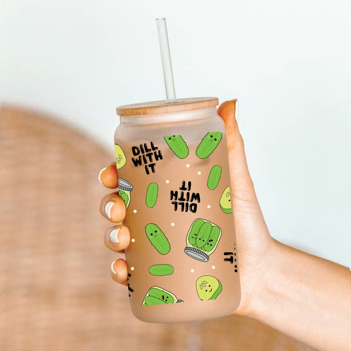 Oily Graphic Creations - Wholesale Sticker - Dill with It-16oz UV DTF Wrap1