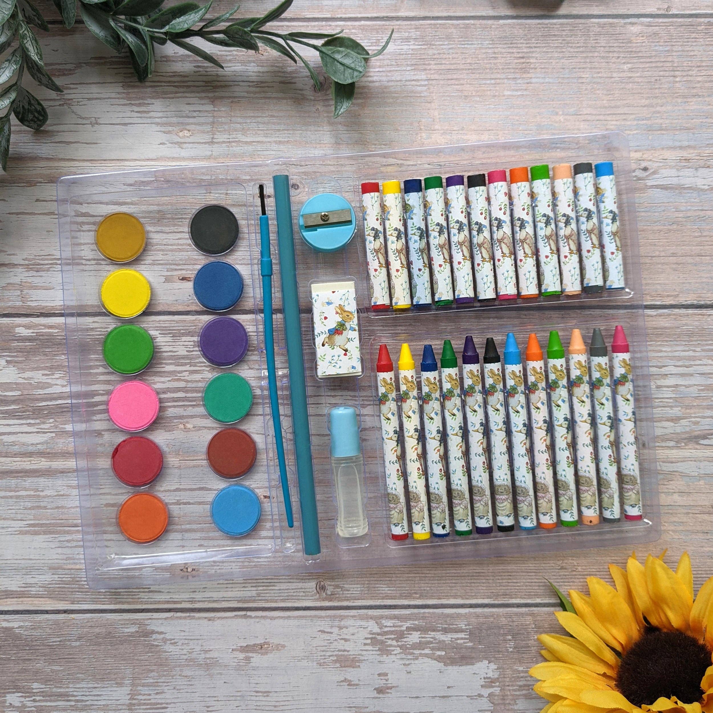 Robert Frederick Ltd – wholesale Art set – Child & baby – Beatrix Potter Children's 42 Piece Art Set1