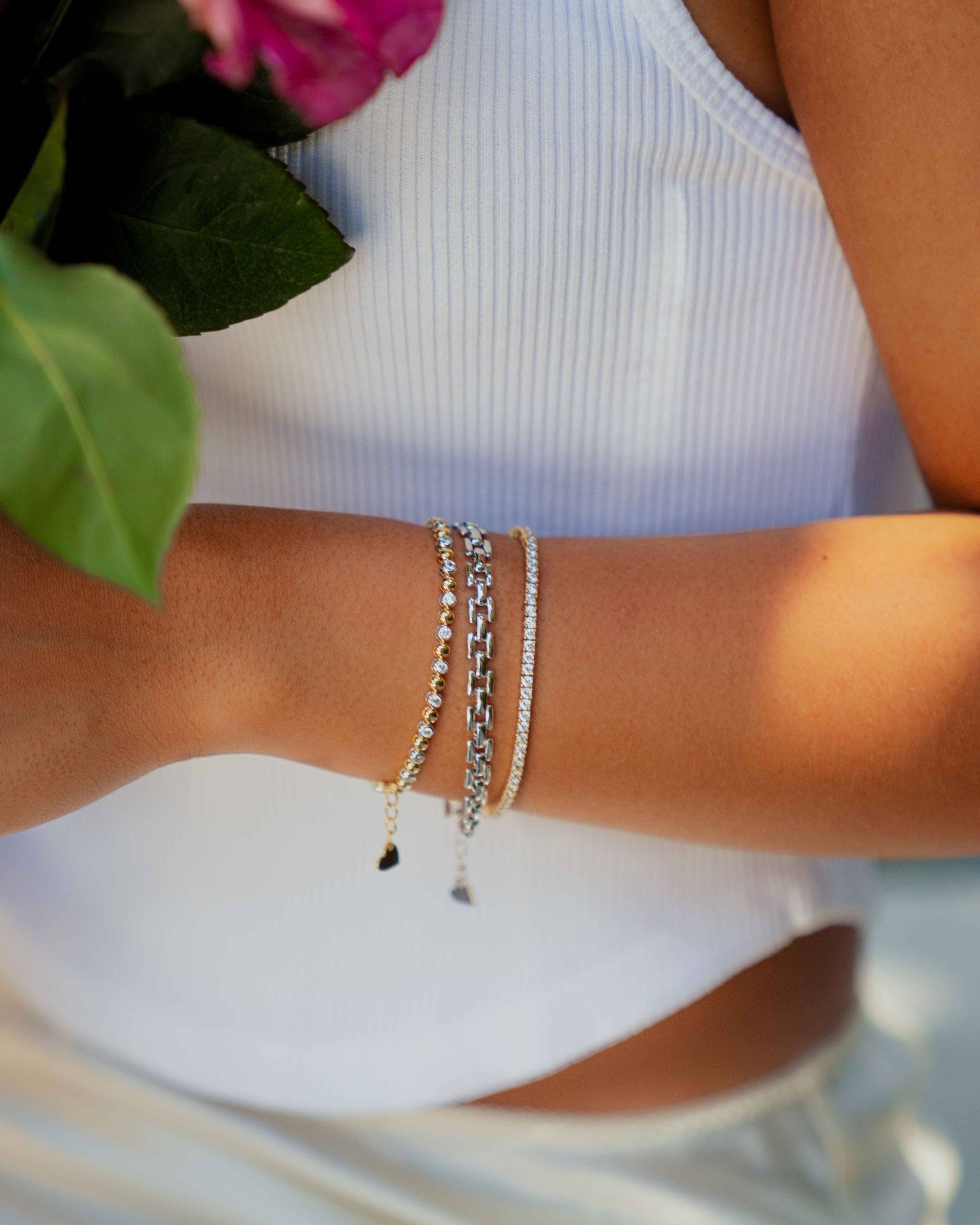 Sami Jewels - Vente Bracelets maillon et chaîne - Bracelet à maillons Jasmine3