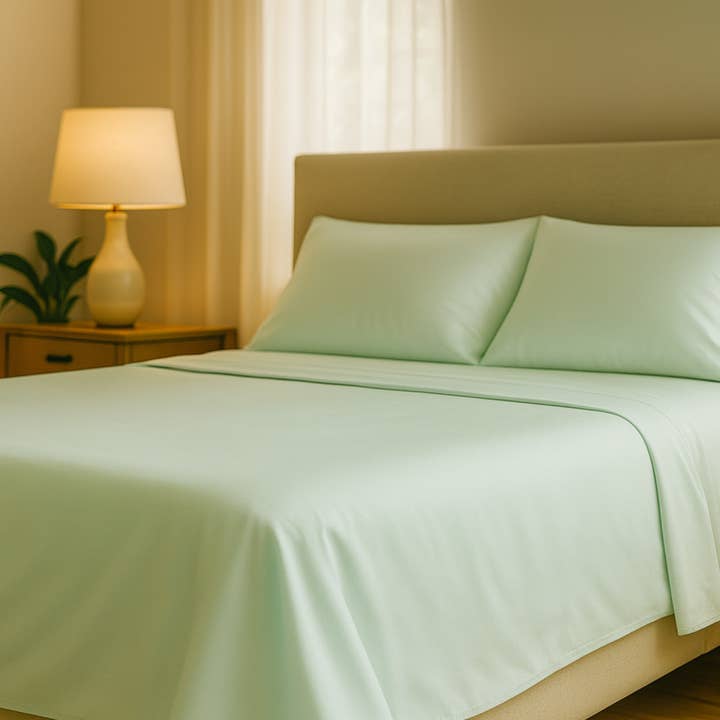 Pure Fiber - Wholesale Sheet Set - Bamboo Viscose Sheets Set – 4PC Soft Cooling Bedding9