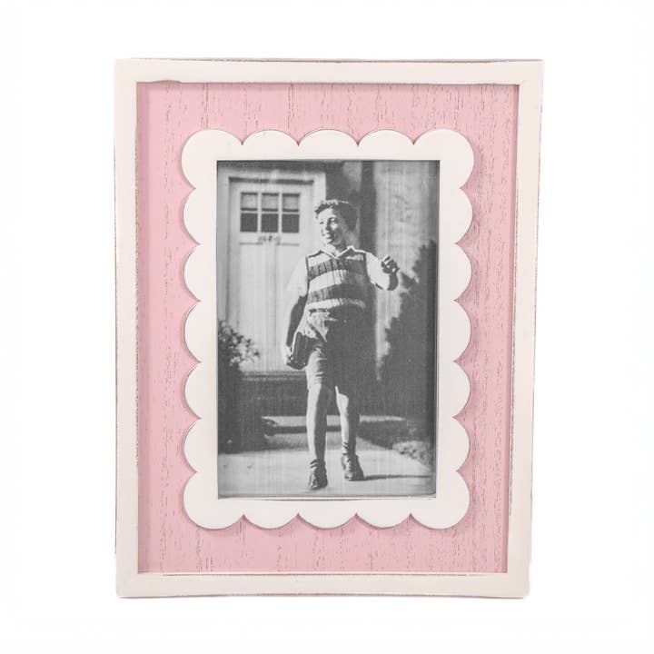 Scalloped Pink Photo Frame and other Purchase Wholesale pink photo frame. Free Returns & Net 60 Terms on Faire trending on Faire.