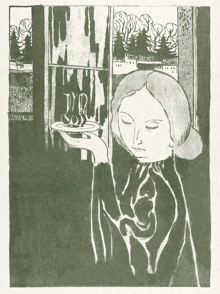 Femme à la carafe de Maurice Denis - 1894 pour la vente par Flashback Shop