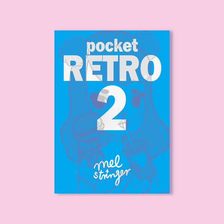 pocket RETRO 2 - Art Book / A5 Size / 100 Pages for wholesale by Mel Stringer