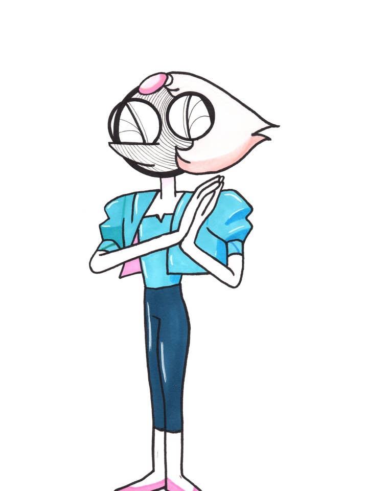 Cristal Gem Pearl Art Print por atacado de Harth Creations