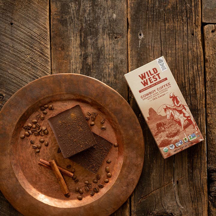 Wild West Chocolate - Wholesale Chocolate Bar - Cowboy Coffee Master Case3