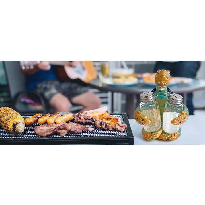 Liffy - Wholesale Salt & Pepper Shaker Set - Sea Turtle Salt and Pepper Shaker Holder Ocean Kitchen Decor13