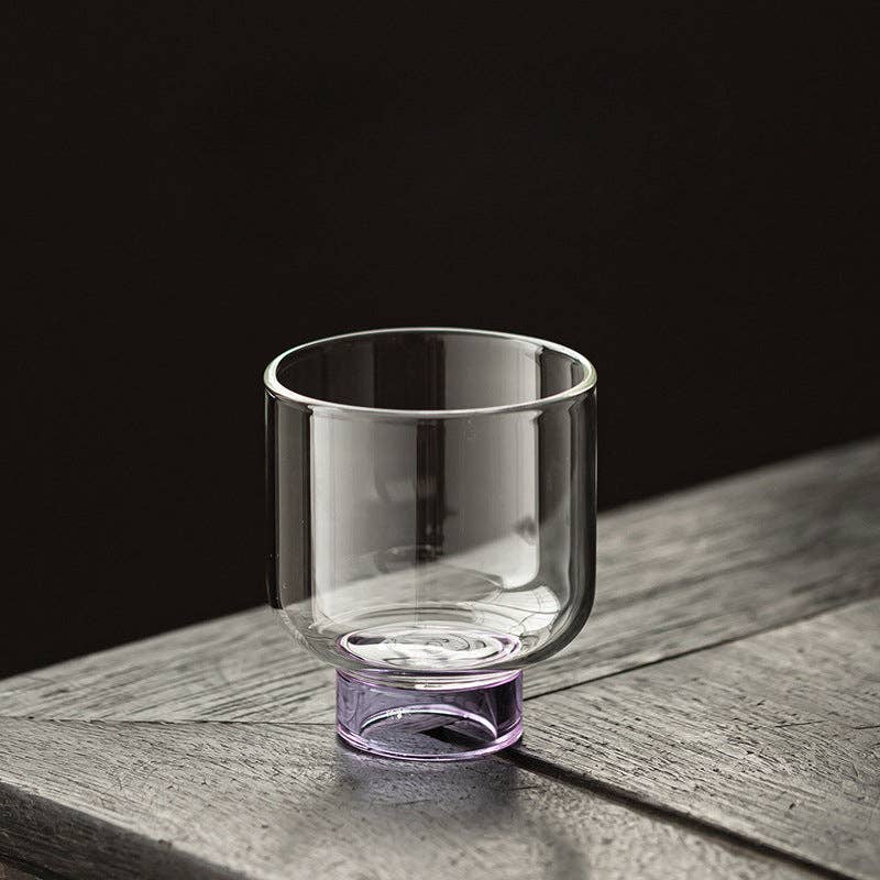 Gohobi （We cover U.S. import duties） - Vente Tasse à café/thé - Gohobi Tasse à Thé Haute en Verre Borosilicate avec Pied – Tasse Maître Transparente Résistante à la Chaleur pour Thé Gongfu, Vaisselle à Thé Chinoise pour Usage Domestique1