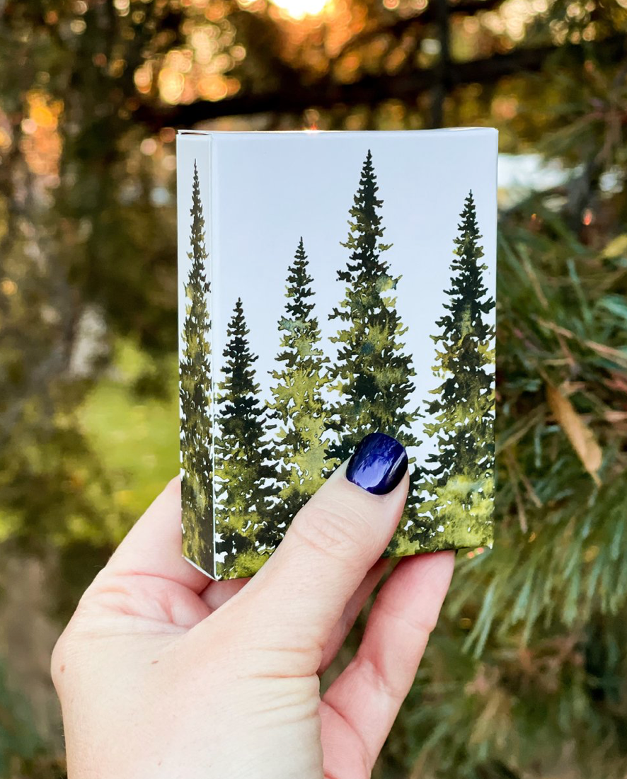 Jennie Kilcup Watercolors - Wholesale Card Game - Camping Playing Cards3