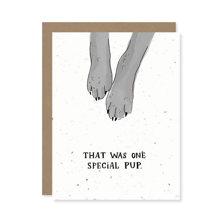 Special Pup Plantable Wildflower Seed Card for wholesale by Thoughtful Human
