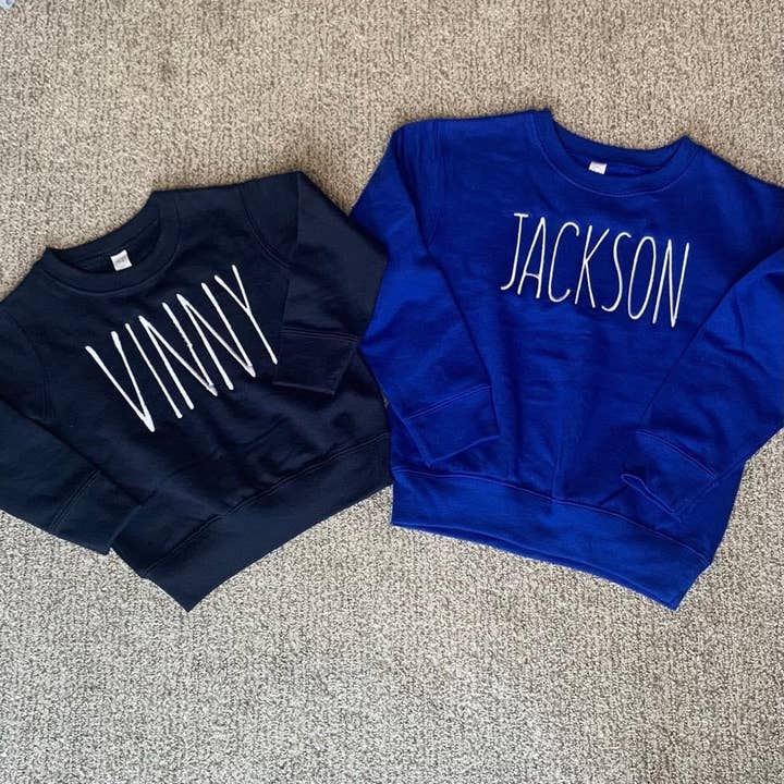 Maglione girocollo per bambini all'ingrosso per la vendita all'ingrosso da parte di Rebellious Rose