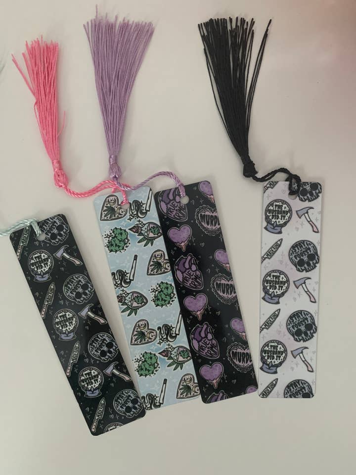Benutzerdefinierte gruselige, magische und lustige Lesezeichen für den Großhandel von Peach Tree Design Shop