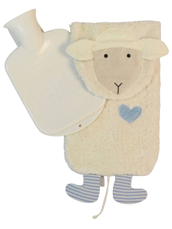 Pat & Patty – doudous - Bebé por atacado – Garrafa de água quente biológica “Ovelha” /MAW-8261