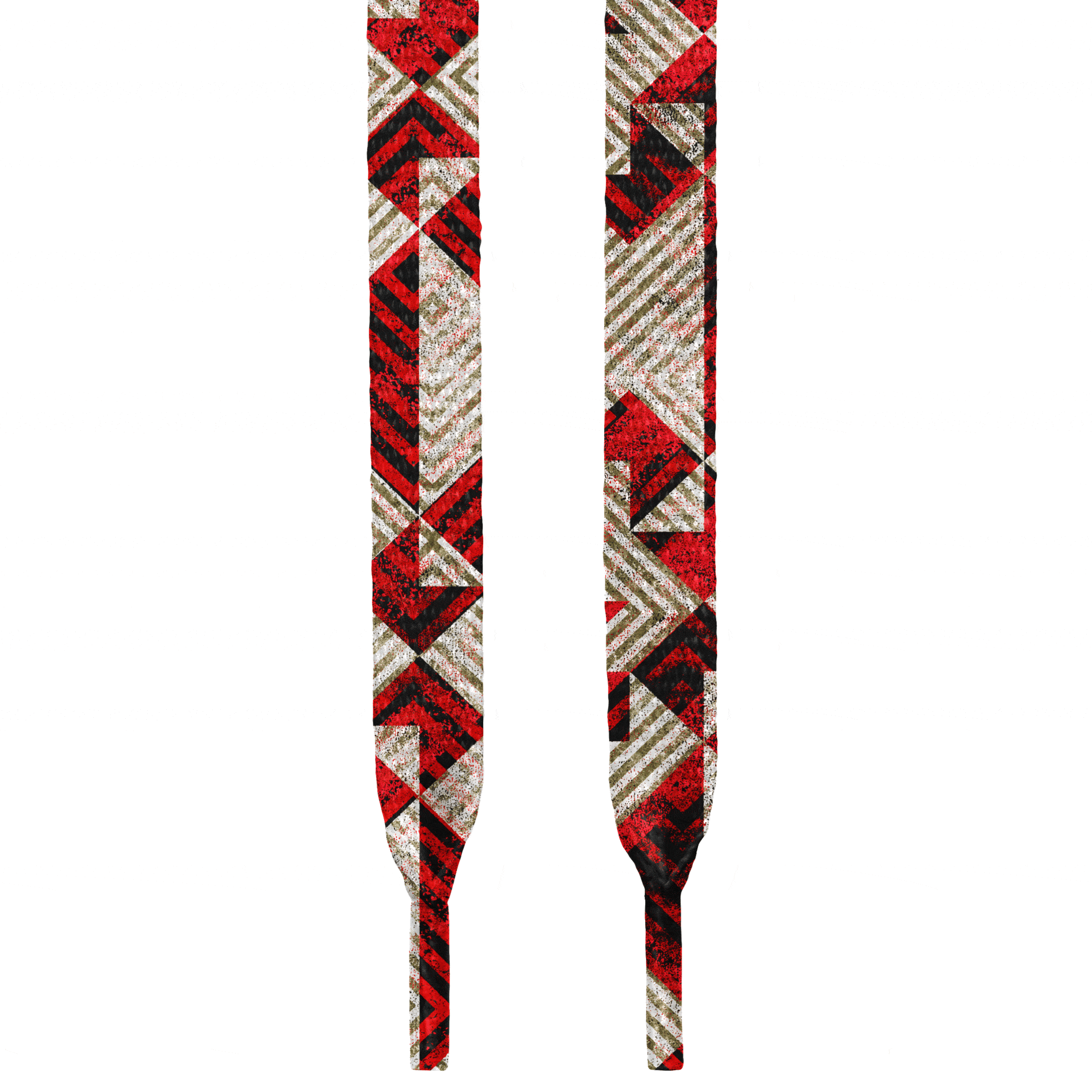 HoopSwagg - Wholesale Shoelaces - Unisex - Red Grooves Shoelaces0