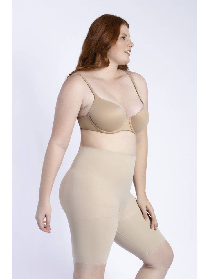 Lingerie Mart - Wholesale Shapewear - Women's - Curveez Second Skin Thigh Slimmer CUR390211
