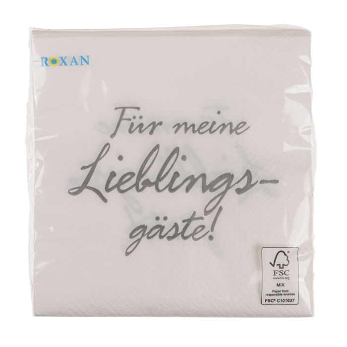 Out of the blue KG - Wholesale Disposable Napkin - White-grey paper napkins,2