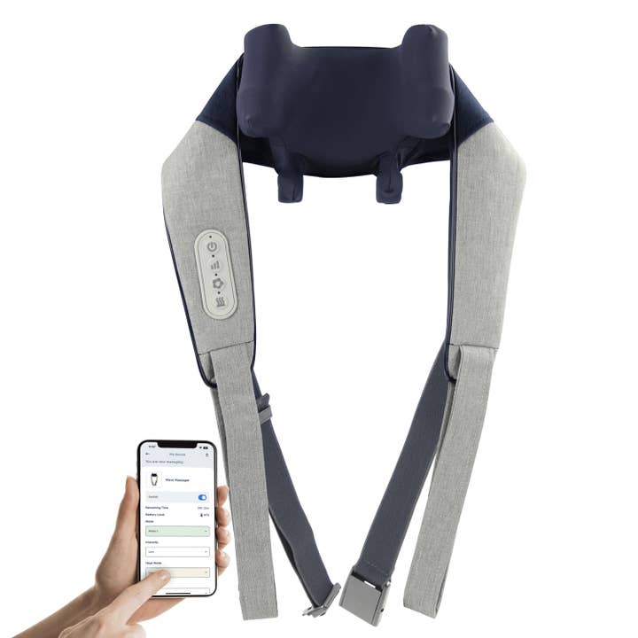Miko - Wholesale Body Massager - Wave Hand's Free Neck and Back Massager - App Controlled