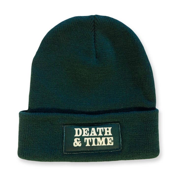 Hungry Ghost Press - Wholesale Beanie - Unisex - Death and Time Beanie Blue2