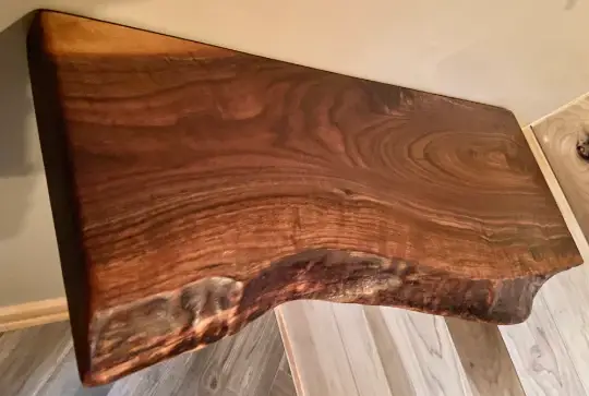 Steel Oak - Wholesale Wall Mounted Shelf - Live Edge Walnut Floating Shelves w/Beautiful Grain Patterns2
