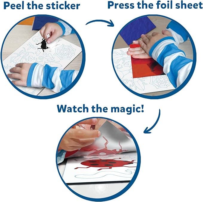 Skillmatics - Wholesale Art Set - Kids & Baby - Skillmatics - Foil Fun - Bugs & Butterflies Art for Kids6