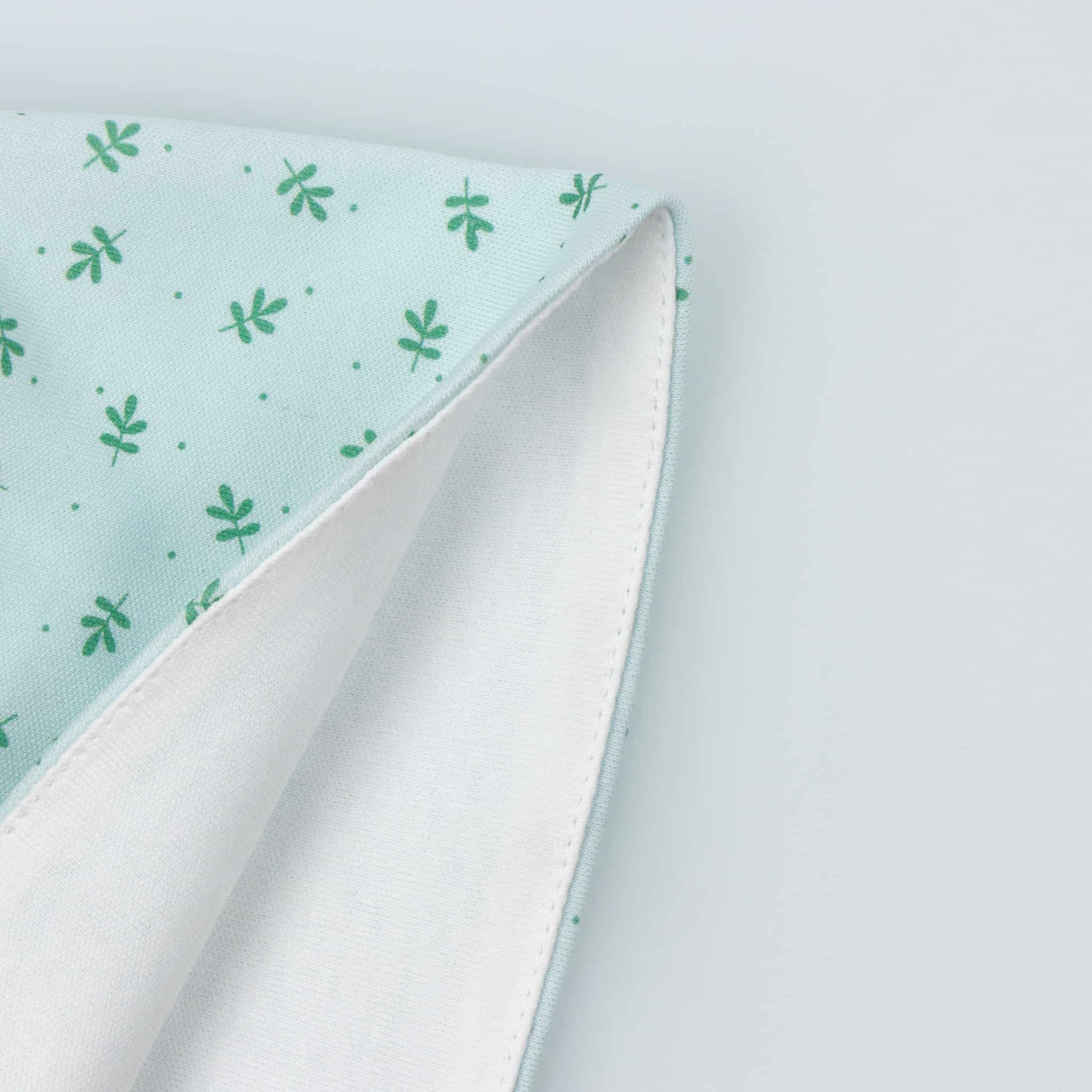 Verde Green Cotton Baby Bonnet with Floral Pattern for wholesale on Faire3