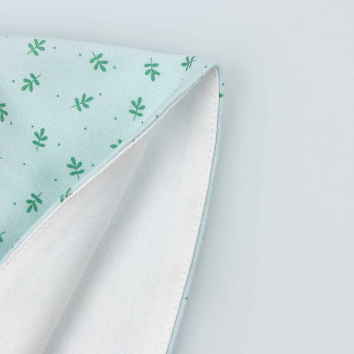 Verde Green Cotton Baby Bonnet with Floral Pattern for wholesale on Faire3