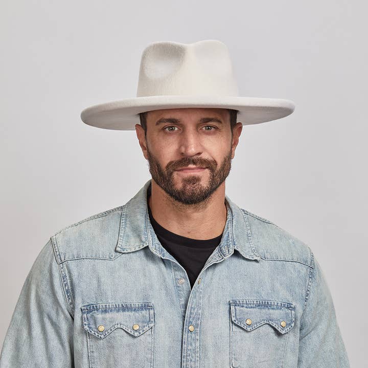 American Hat Makers – wholesale Fedora - Unisex – Pencil Rim Ullfilt Fedora Hatt - Stil Hudson