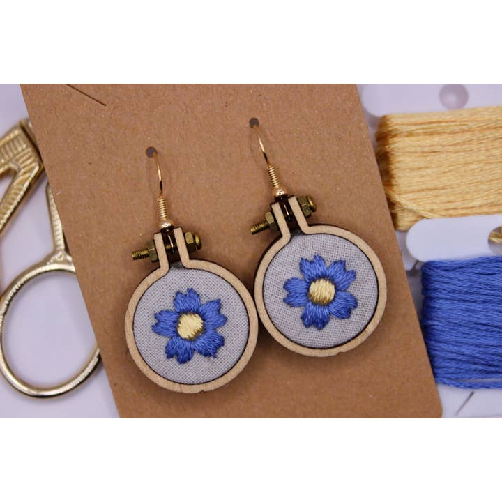 MVA Embroidery – Brincos de argola por atacado – Brincos Bordados à Mão3