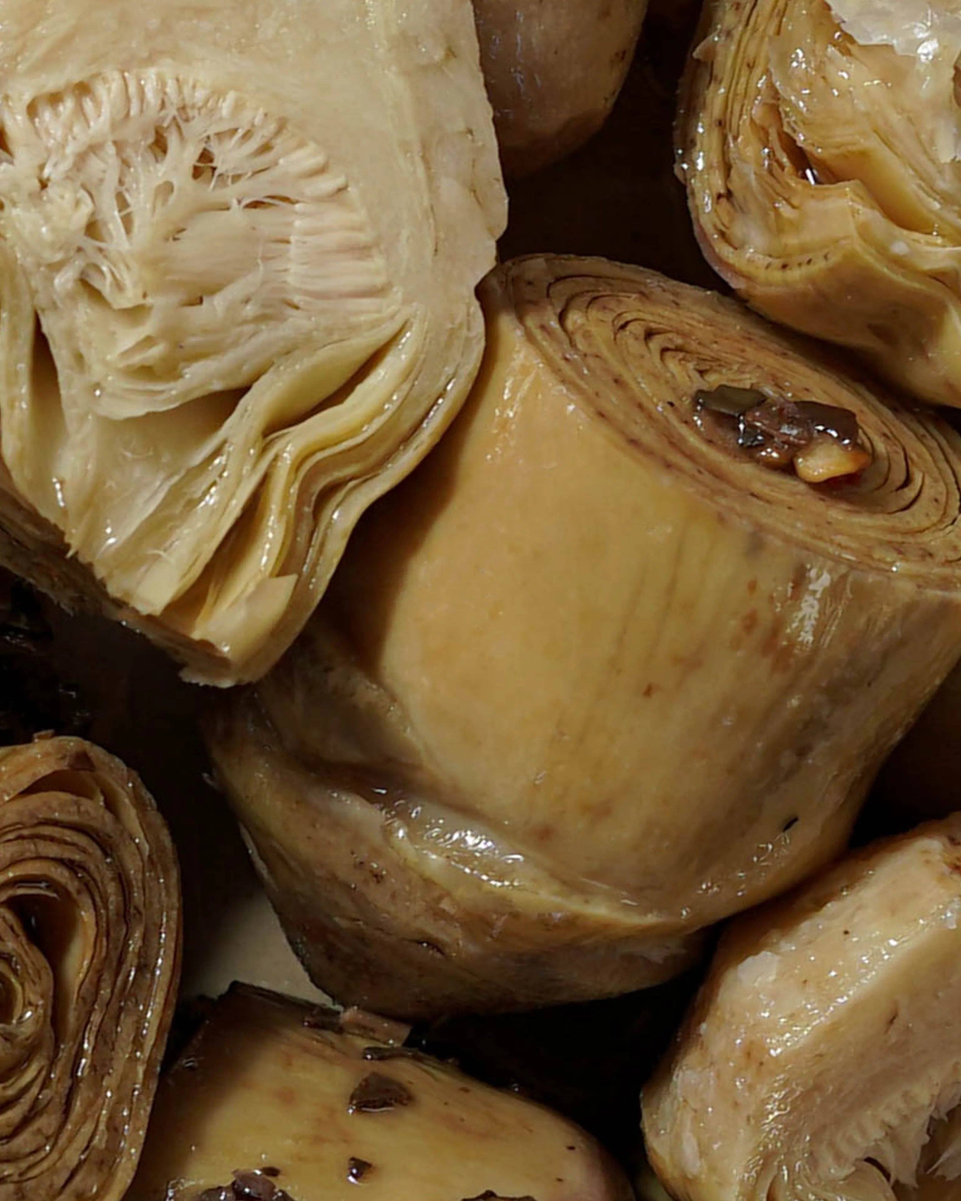 OLIO DI SERRA - Vendita all'ingrosso Sottaceti - Cuori di carciofo in olio di girasole - Carciofi caserecci (2800 g)2