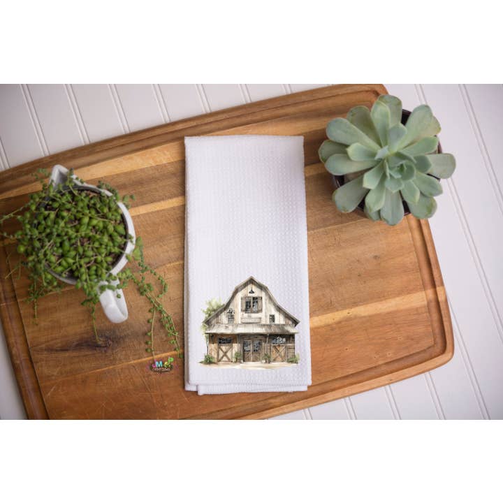 16"x24" Rustic Farmhouse Series Waffle Towel for wholesale by JMCreationsNC