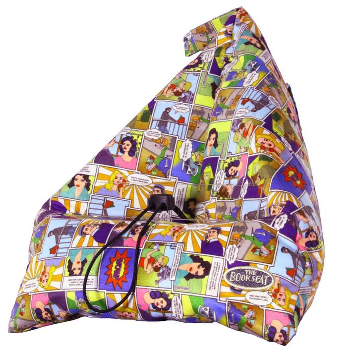 The Book Seat - Book Pillow - Retro Comic for wholesale by The Book Seat