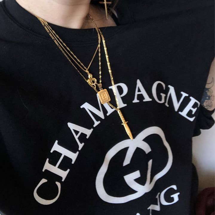 Kismet Showroom - Wholesale Pendant/Charm Necklace - Honey Initial Necklace45