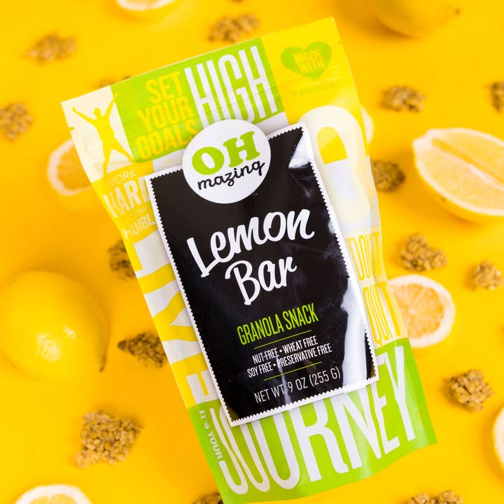 Oh Mazing Granola - Wholesale Granola - 9oz Lemon Bar Granola Snack, Nut-free2