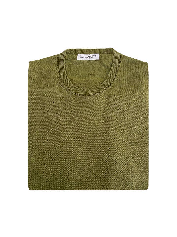 Parramatta - Wholesale T-Shirt - Men's - 100% Organic Linen Crew Neck Sweater2