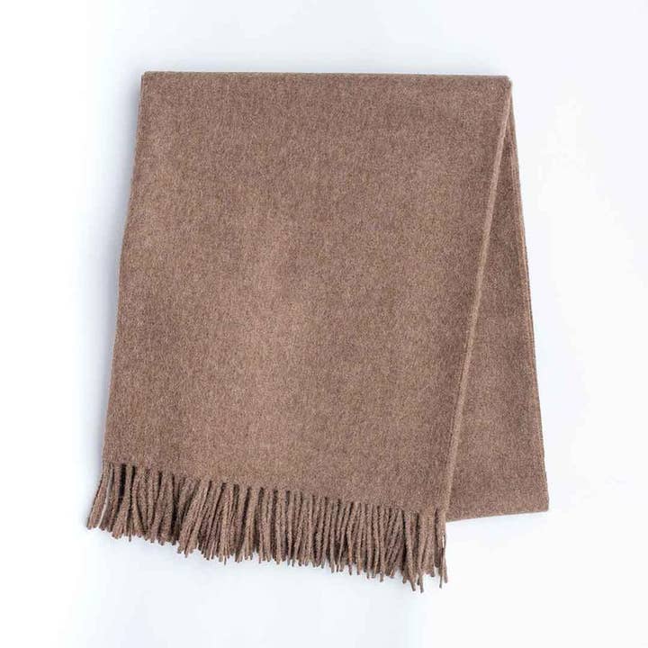 Alpaca Throw - Dark Brown for wholesale by Cocún