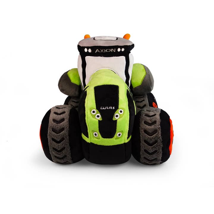American Hobbies & Merchandising - Vente Peluche – enfant et bébé - Jouet en peluche souple UH Kids Claas Axion avec Half Tractor2
